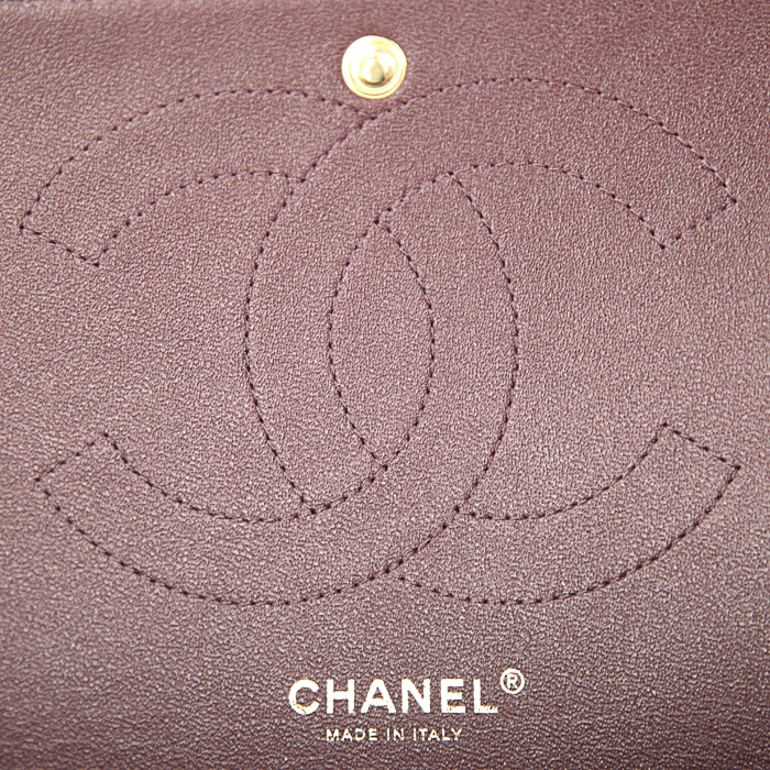 Borsa Chanel Timeless jumbo in pelle martellata e trapuntata nera - Detail D4