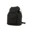 Dior Lady Dior backpack in black canvas cannage - 00pp thumbnail