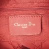 Sac à dos Dior Lady Dior en toile cannage noire - Detail D3 thumbnail
