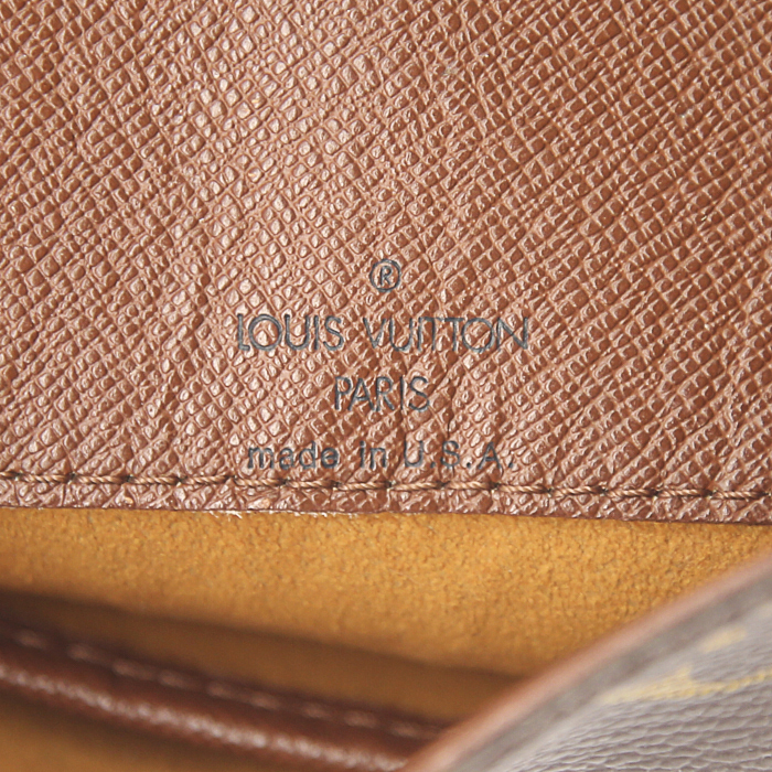 Louis Vuitton Musette Salsa shoulder bag in monogram canvas and natural leather - Detail D3