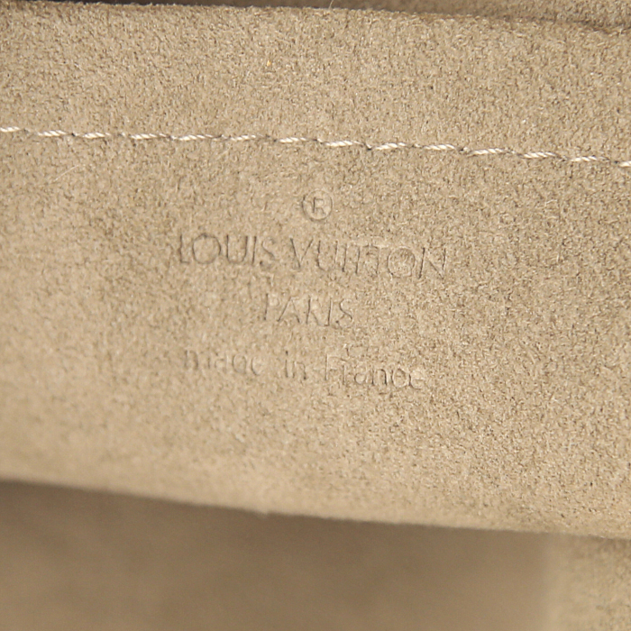 Louis Vuitton Lodge handbag in monogram canvas and natural leather - Detail D3
