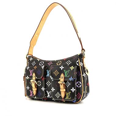Bolso de mano Louis Vuitton Lodge en lona Monogram y cuero natural
