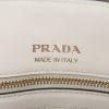 Prada Bibliothèque shoulder bag in white and pink leather saffiano - Detail D4 thumbnail
