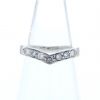 Sortija Tiffany & Co en platino y diamantes - 360 thumbnail
