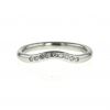 Tiffany & Co Elsa Peretti ring in platinium and diamonds - 360 thumbnail