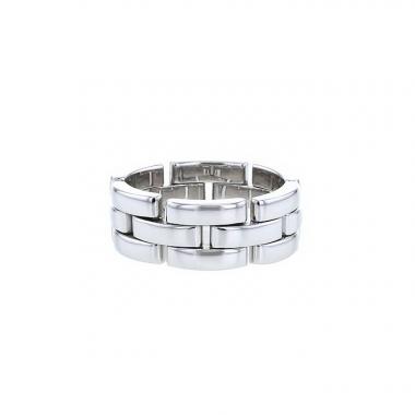 Cartier Maillon Panthère ring in white gold