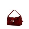 Fendi Baguette handbag in red suede - 00pp thumbnail