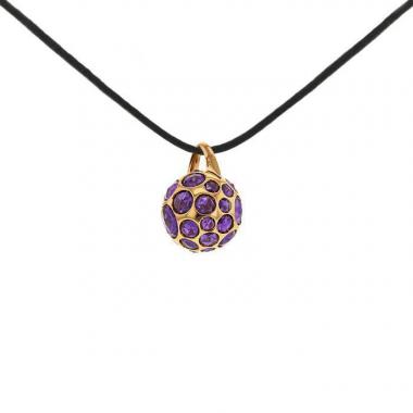 Pomellato Harem pendant in pink gold and amethyst