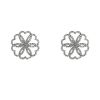 Rosace Poiray earrings in white gold and diamonds - 00pp thumbnail