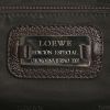 Loewe Amazona large model handbag in brown and bronze grained leather - Detail D3 thumbnail