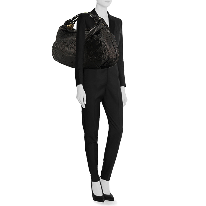 Borsa Roberto Cavalli Apple in pelle nera - Detail D1