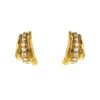 Henry Dunay Facet earrings in yellow gold and diamonds - 00pp thumbnail