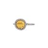 Pomellato Colpo Di Fulmine ring in white gold,  citrine and diamonds - 00pp thumbnail