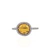 Sortija Pomellato Colpo Di Fulmine en oro blanco,  citrino y diamantes - 360 thumbnail