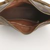 Bolso de mano Louis Vuitton Boulogne en lona Monogram revestida marrón y cuero natural - Detail D2 thumbnail