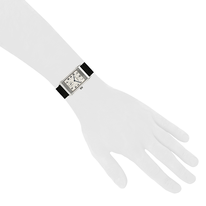 Jaeger-LeCoultre Reverso Grande Taille watch in stainless steel - Detail D1