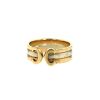 Open Cartier C de Cartier small model ring in white gold,  yellow gold and pink gold - 00pp thumbnail