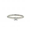 Cartier Solitaire 1895 solitaire ring in platinium and diamond - 360 thumbnail