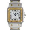 Cartier Santos Galbée watch in gold and stainless steel circa 1990 - 00pp thumbnail