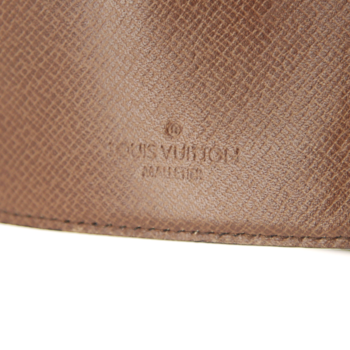 Billetera Louis Vuitton en lona Monogram marrón - Detail D3