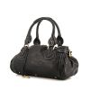 Chloé Paddington handbag in black grained leather - 00pp thumbnail