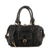 Chloé Paddington Front Pocket handbag in black grained leather - 360 thumbnail