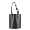 Louis Vuitton Bucket shopping bag in black epi leather - 360 thumbnail