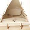 Hermès Herbag - Backpack small model backpack in beige canvas and natural leather - Detail D3 thumbnail