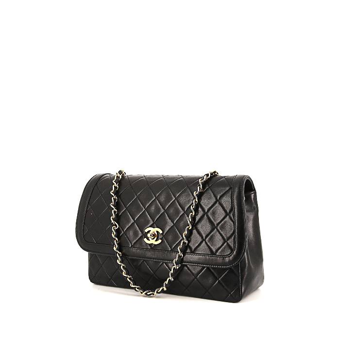Borsa Chanel Vintage in pelle trapuntata nera