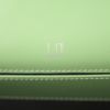 Borsa portadocumenti Dunhill in pelle verde acqua - Detail D3 thumbnail