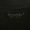 Chanel Boy shoulder bag in black grained leather and black smooth leather - Detail D4 thumbnail