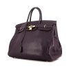 Hermes Birkin 40 cm handbag in purple togo leather - 00pp thumbnail