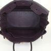 Hermes Birkin 40 cm handbag in purple togo leather - Detail D2 thumbnail