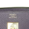 Bolso de mano Hermes Birkin 40 cm en cuero togo violeta - Detail D3 thumbnail