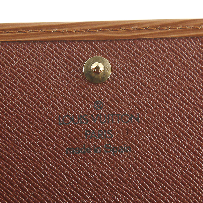 Louis Vuitton Sarah wallet in cognac epi leather - Detail D3