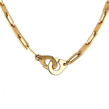 Dinh Van Menottes R15 necklace in yellow gold