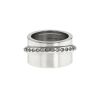 Dinh Van Ariane large model ring in white gold and diamonds - 00pp thumbnail