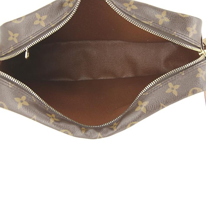 Borsa a tracolla Louis Vuitton Reporter modello piccolo in tela monogram e pelle naturale - Detail D2