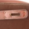 Hermes Kelly 32 cm handbag in burgundy, rust-coloured and brown tricolor box leather - Detail D5 thumbnail