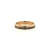 Boucheron Quatre wedding ring in pink gold and PVD - 360 thumbnail