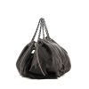 Chanel Petit Shopping shopping bag in black leather and black leather - 00pp thumbnail