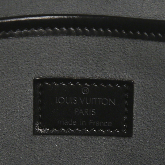 Louis Vuitton Noctambule handbag in black epi leather - Detail D3