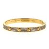 Bracelet Cartier Love en or jaune et diamants - 00pp thumbnail