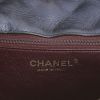 Chanel 2.55 handbag in metallic blue quilted leather - Detail D4 thumbnail