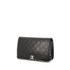 Chanel Mademoiselle handbag in navy blue quilted leather - 00pp thumbnail