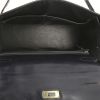 Hermes Kelly 32 cm handbag in navy blue box leather - Detail D2 thumbnail