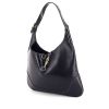 Hermès Trim handbag in navy blue box leather - 00pp thumbnail