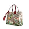 Shopping bag Gucci in tela monogram cerata a fiori e pelle - 00pp thumbnail