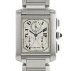 Cartier Tank Française Chrono watch in stainless steel Ref:  2303 Circa  2000 - 00pp thumbnail