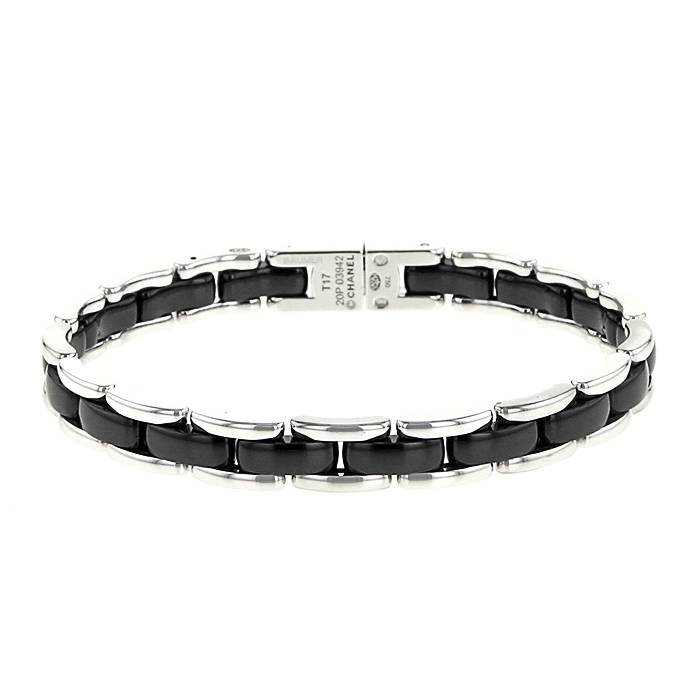 Chanel - Authenticated Ultra Bracelet - White Gold Black for Women, Very Good Condition
